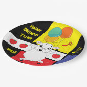 Barnyard Animals Sheep Verjaardagsfeestje Papier B Papieren Bordje (Gekanteld)