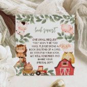 Barnyard Animals Waterverf Boek Aanvraag Informatiekaartje