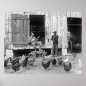 Barnyard Banjo Player, 1927.  foto Poster (Voorkant)