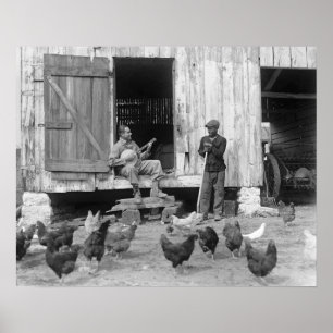 Barnyard Banjo Player, 1927.  foto Poster