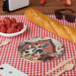 Barnyard Bash Disposable Plates 🐷 🍽️ Papieren Bordje