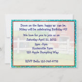 Barnyard Bash Kaart (Achterkant)