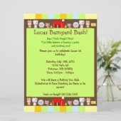 Barnyard Bash Kaart (Staand voorkant)