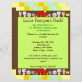 Barnyard Bash Kaart (Voorkant / Achterkant)