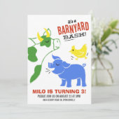 Barnyard Bash Kaart (Staand voorkant)