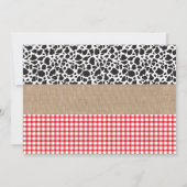 Barnyard bedankt je kaart met foto | Boerderij Bir (Achterkant)