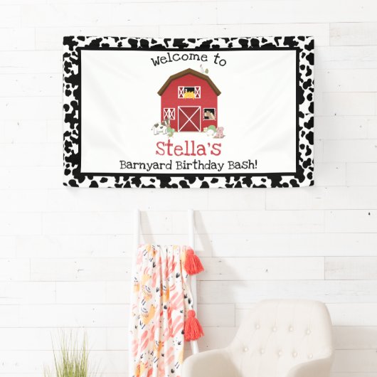 Barnyard Birthday Banner! Spandoek (Insitu)