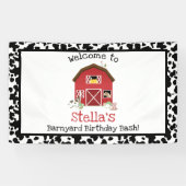 Barnyard Birthday Banner! Spandoek (Horizontaal)