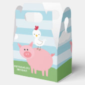 Barnyard Birthday Bash/Party Favor Box Bedankdoosjes (Geopend)