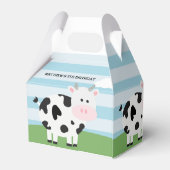 Barnyard Birthday Bash/Party Favor Box Bedankdoosjes (Achterkant)