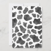 Barnyard Birthday Bash Waterverf Land Boerderij Kaart (Achterkant)