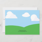 Barnyard Birthday Boerderij Animal Bedankt voor fo (Achterkant)