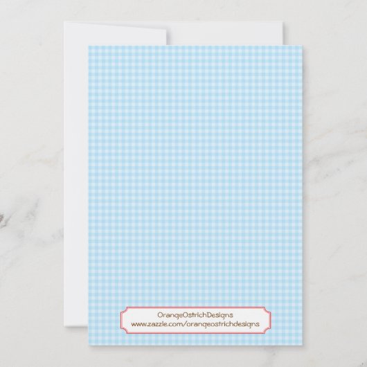 Barnyard Birthday Invitation Kaart (Achterkant)