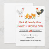 Barnyard Birthday Kaart (Voorkant / Achterkant)