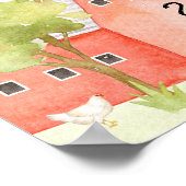 Barnyard Birthday Party welkomstteken Poster (Hoek)