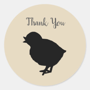 Barnyard Boerderij Party Peep Dank u Stickers