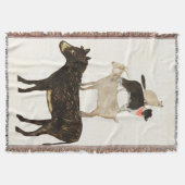 Barnyard Buds - Donkey, Goat, Dog, Cat Deken (Voorkant)