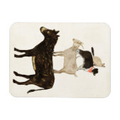 Barnyard Buds - Donkey, Goat, Dog, Cat Magneet (Horizontaal)