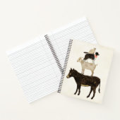 Barnyard Buds - Donkey, Goat, Dog, Cat Notitieboek (Binnen)