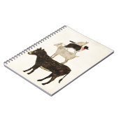 Barnyard Buds - Donkey, Goat, Dog, Cat Notitieboek (Linkerzijde)