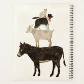 Barnyard Buds - Donkey, Goat, Dog, Cat Planner (Achterkant)