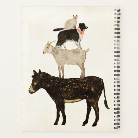 Barnyard Buds - Donkey, Goat, Dog, Cat Planner (Achterkant)