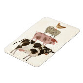 Barnyard Buds - Koe, Varkens, Schapen en Hen Magneet (Linkerzijde)