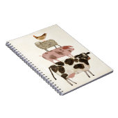 Barnyard Buds - Koe, Varkens, Schapen en Hen Notitieboek (Rechterzijde)