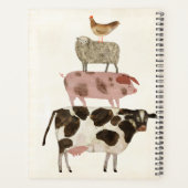 Barnyard Buds - Koe, Varkens, Schapen en Hen Planner (Achterkant)