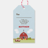 Barnyard Cadeaulabel (Achterkant)
