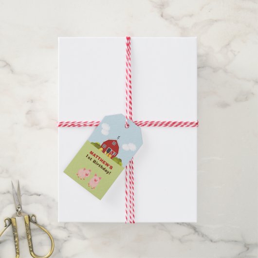 Barnyard Cadeaulabel (Met Touw)