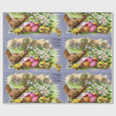  barnyard Chicken and Easter Eggs Holiday Cadeaupapier (Vlak)