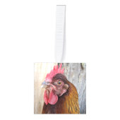 Barnyard Chicken Photos Holiday Decoratie (Voorkant)