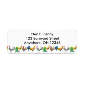 Barnyard Chickens Label (Voorkant)