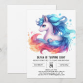 Barnyard Custom Horse Verjaardag Kaart (Voorkant / Achterkant)