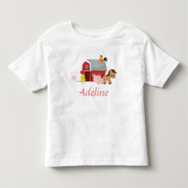 Barnyard Dieren Meisjes Ruffle Shirt