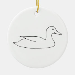 Barnyard Duck Keramisch Ornament