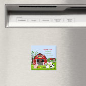 Barnyard Farm Animals Dank u Magnet (Insitu (Vaatwasser))