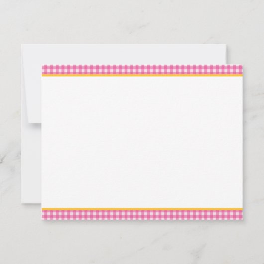 Barnyard Flat Dank je wel Notitiekaartje (Achterkant)