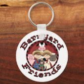 Barnyard Friends Tshirts en Gifts Sleutelhanger (Voorkant)