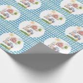 Barnyard Fun 1st Birthday Cadeaupapier (Hoek)