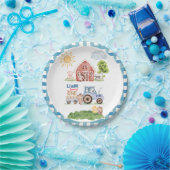 Barnyard Fun 1st Birthday Papieren Bordje (Feest)