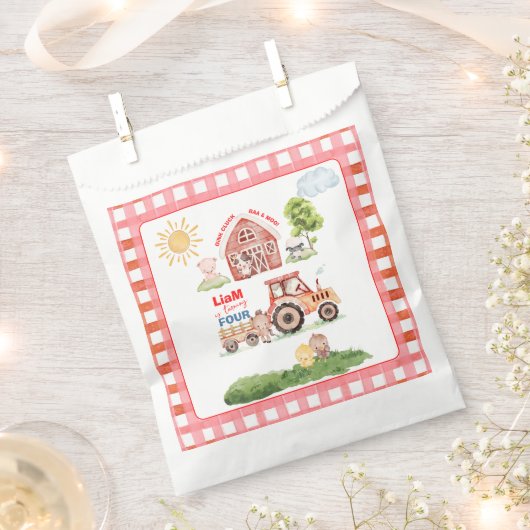 Barnyard Fun Any Age Birthday Bedankzakje (Geknipt)