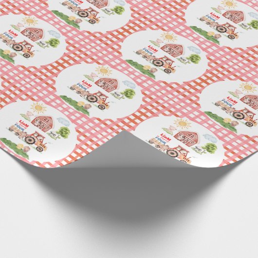 Barnyard Fun Any Age Birthday Cadeaupapier (Hoek)