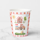 Barnyard Fun Any Age Birthday Papieren Bekers (Achterkant)