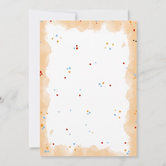 Barnyard Fun Farm Animals Verjaardag Uitnodiging (Achterkant)