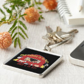 Barnyard Goat Sleutelhanger (Zijkant)