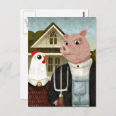 Barnyard Gothic Briefkaart (Voorkant / Achterkant)