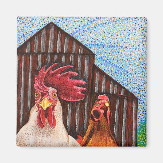 Barnyard Gothic Magneet (Voorkant)