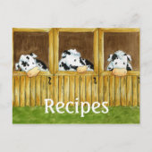 Barnyard Grapevine Recipe Card Briefkaart (Voorkant)